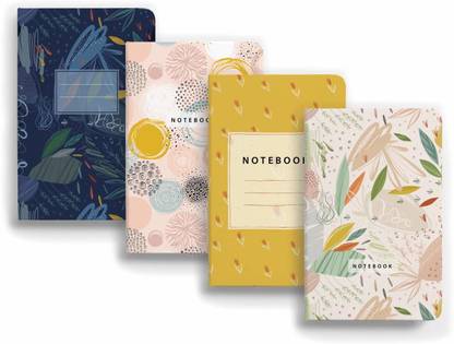 HC with HAPPY CRAFT Normal Notebook A6 Notebook Ruled 100 Pages