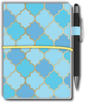 Nourish Small (7x5 in) Memo Pad with Sticky Notes, Stylus Pen & 1 Extra Pad… A6 Memo Pad Ruled and Unruled 50 Pages