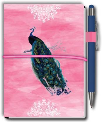 Nourish Small (7x5 in) Memo Pad with Sticky Notes, Stylus Pen & 1 Extra Pad… A6 Memo Pad Ruled and Unruled 50 Pages
