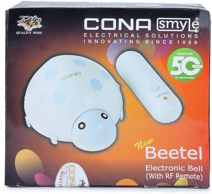 Cona Smyle Electric Cordless Calling Remote Door Bell For Home ,Office ,Shop Wireless Door Chime