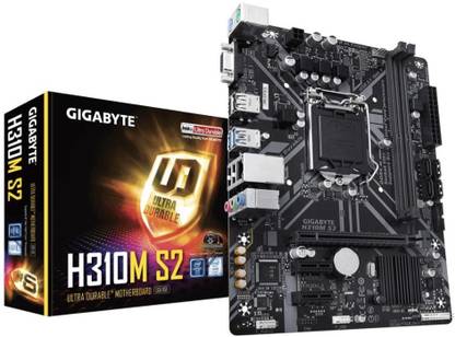 GIGABYTE H310M- S2 LGA1151Socket Micro-ATX Intel H310 Chipset DDR4 Motherboard for Desktop