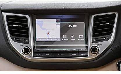 Sheel Grow Tempered Glass Guard for Hyundai Tucson Car's Infotainment System (2019) Model