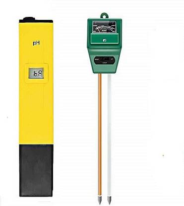WOLBLIX Handheld Light Intensity Moisture pH Meter Soil Tester Analyzer Measuring pH Meter Digital Monitor Soil Test Kit