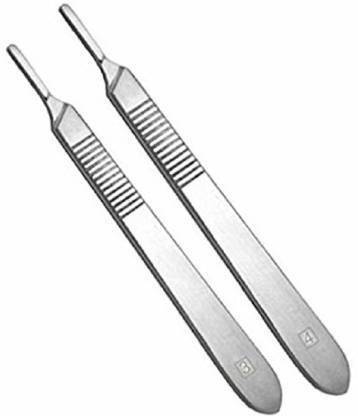 ARINEO Stainless Steel Scalpel Handle No. 3 and 4 Utility Forceps