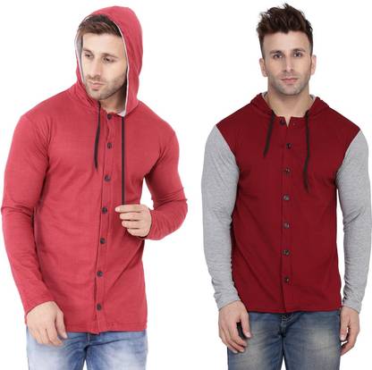 Beyou Fashion Men Color Block Casual Multicolor Shirt