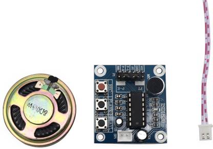 Electronic Spices ISD1820 Voice Recording Module With On Board Mic and Speaker Sound Recorder and Sound Circuit Electronic Hobby Kit