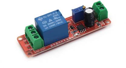 gyzmofreakz Time Delay Relay Module - NE555 based Astable Multivibrator (Continues On and Off Pulse) Electronic Components Electronic Hobby Kit