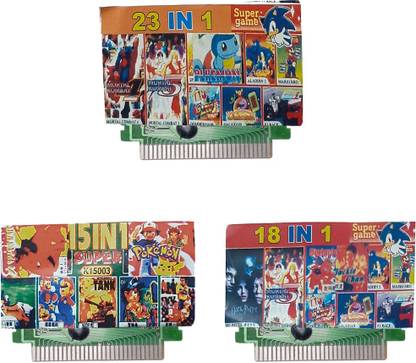 VK MART 8 Bit Tv Video Game Cassettes Games Included GALAXIAN, POKEMOAN, MAPPY And Many More (Latest)