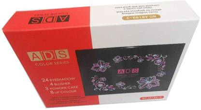 ads Makeup-Kit Laptop With 24 Color Eye Shadow,Blusher,Compact Etc- A8199 - Multi-Coloured 50g