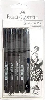 FABER-CASTELL 5 Pitt Artist Pen