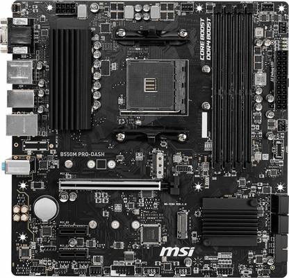 MSI B550M PRO-Dash AM4Socket Micro-ATX AMD B550 Chipset DDR4 Motherboard for Desktop
