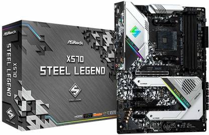 ASRock X570 STEEL LEGEND AM4Socket ATX AMD X570 Chipset DDR4 Motherboard for Desktop