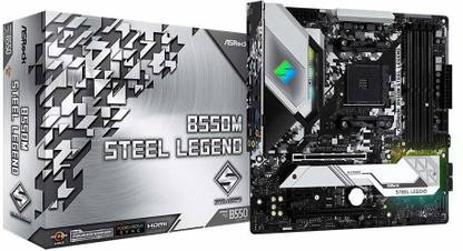 ASRock B550M STEEL LEGEND AM4Socket ATX AMD B550 Chipset DDR4 Motherboard for Desktop