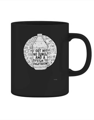 Sky Dot 40 Ounce Ceramic Coffee Mug