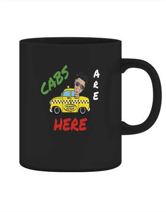 Sky Dot Cabs Are Here Ceramic Coffee Mug