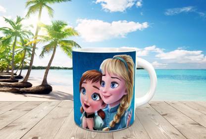 BlueBells Gifting Frozen Sister white mug Ceramic Coffee Mug