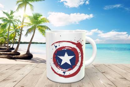 BlueBells Gifting Motivational Ctain America mug Ceramic Coffee Mug