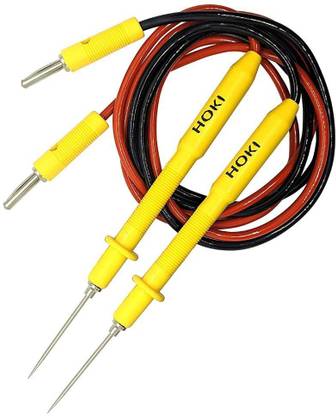 Everyonic amiciTools Extra Long Pins Test Leads Probe Replacement Pair Cable for Digital Multimeter Digital Multimeter