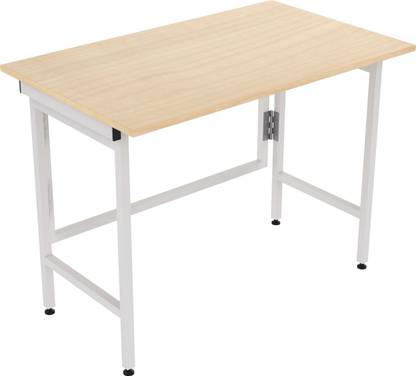 InnoFur Aplos Folding Desk/Folding Table/Study Table/Laptop Table Big for Home and Office(Beige) Engineered Wood Study Table