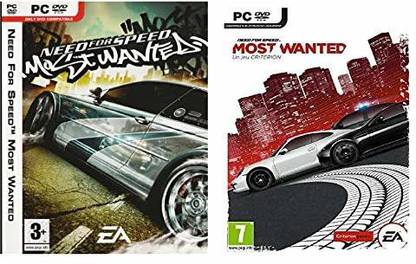 NFS Most Wanted 2005 & 2012 Combo Games (Block Buster Racing Games of all Time) (Combo)