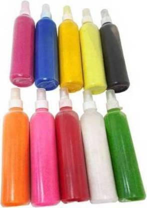 Gogi Enterprises rangoli powder color bottles tube Rangoli Stencil