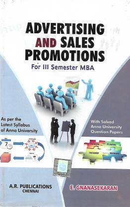 Advertising And Sales Promotions (2012)