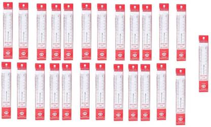 FABER-CASTELL Regular Scale - 15 cm Ruler (White) (pack of 25) Ruler