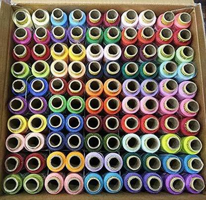 M Fabrics Black Nylon Thread for Jewelry Beads Making (Pack of 3)