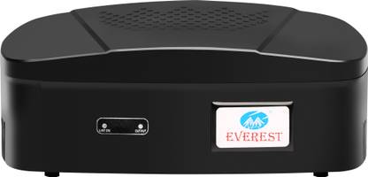 EVEREST ENT 100 ABS Body Voltage Stabilizer Upto 72 Inches LED TV + Home Theater + Set Top Box + Blu-Ray Player (Working Range : 90 V to 290 V)