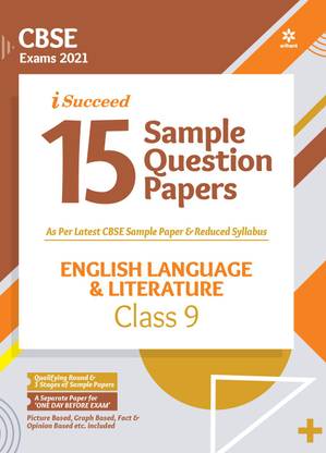 Cbse New Pattern 15 Sample Paper English Language & Literature Class 9 for 2021 Exam with Reduced Syllabus