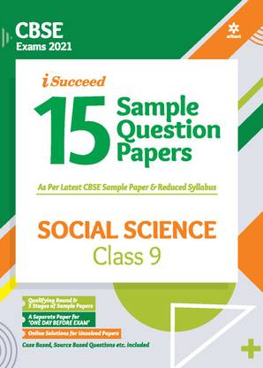 Cbse New Pattern 15 Sample Paper Social Science Class 9 for 2021 Exam with Reduced Syllabus