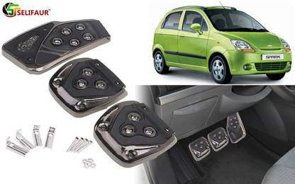 Selifaur B3B53 - 3 Pcs Black Non-Slip Manual Car Pedals kit Pad Covers Set Car Pedal