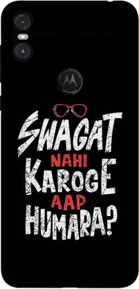 METOO Back Cover for Motorola Moto One, Text,Shayari, Funny Quote Design back cover Print : 49