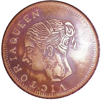 ANK EIC ONE ANNA 1839 VICTORIA QUEEN (TOKEN COIN) Modern Coin Collection