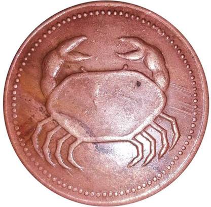 ANK EIC UK ONE ANNA 1818 CRAB (TOKEN COIN) Modern Coin Collection