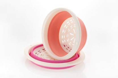 chiku Silicone Fruit & Vegetable Basket (Multicolor) Silicone Fruit & Vegetable Basket