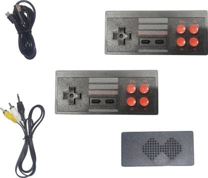 NOWAIT EX5665122 Mini 4K Video Game Console Dual Players And Retro Build In Real 568 Classic Games Wirless Controller with 600 Games