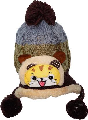 Woolen Kids Cap for Baby Boys & Baby Girls