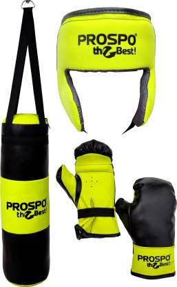 PROSPO Junior Champ Boxing Set - Neon Age 1-8 (KSET_NEO_1-8) Fitness Accessory Kit Kit