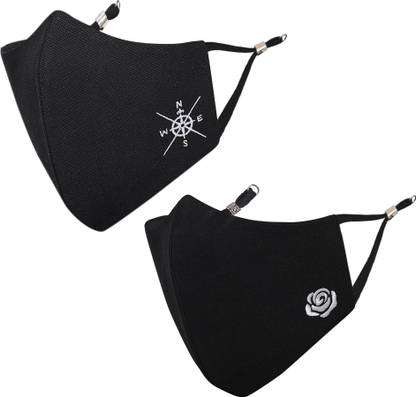MASQ His-Her 4 Layer, Reusable, 100% Cloth Face Mask for Men (L Size), Women (M Size) His-Her_Combo_02 Reusable, Washable Cloth Mask