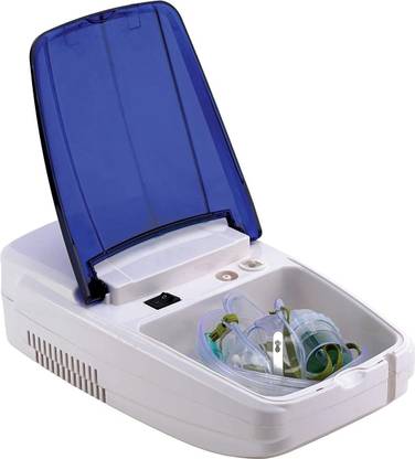yes plus NEBULIZER WITH DOUBLE Compressor Complete Kit Nebulizer with Child and Adult Masks Nebulizer