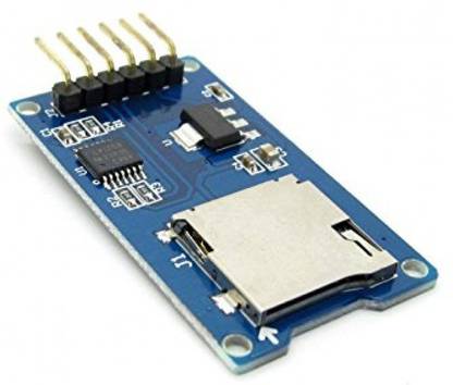 Robotbanao Micro Sd Card Module Storage Board, Micro Sd Tf Card Memory Shield Module Educational Electronic Hobby Kit