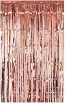 PREMIUM PARTY SHOP ROSE GOLD FOIL CURTAIN