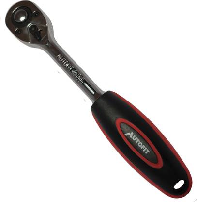 AUTOFIT AF-138 1/2" Sq. Drive Quick Release Oval Head Ratchet Handle Single Sided Rachet Wrench