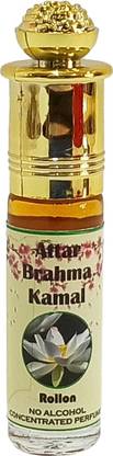 INDRA SUGANDH BHANDAR Blue Lotus Brahma Kamal Original & Pure Lotus|Kamal Perfume Long Lasting Fragrance Floral Attar