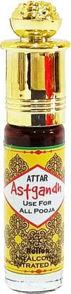 INDRA SUGANDH BHANDAR Ashtagandha The 8 Variant Combination Kasturi, Amber, Kesar, Chandan, Gulab, Oudh, Hina Mix Rich & Divine 24 Hours Long Lasting Fragrance Floral Attar