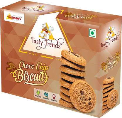 tasty trends Choco-Chip Biscuits (Pack of 2) Cookies Biscuit
