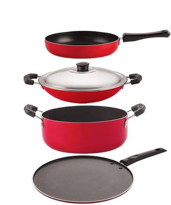 NIRLON FP10_AC_ST11_CS24 Non-Stick Coated Cookware Set