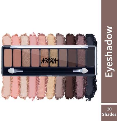 NYKAA 10-in-1 Eyeshadow Palette - Smokey 12 g