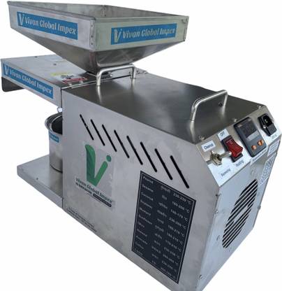 VIVAN GLOBAL IMPEX 100 % Stainless steel oil making machine for home use 700 W Food Processor